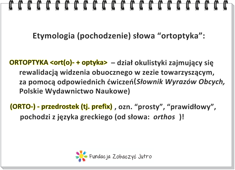 dyplomowany ortoptysta niedowidzenie zez