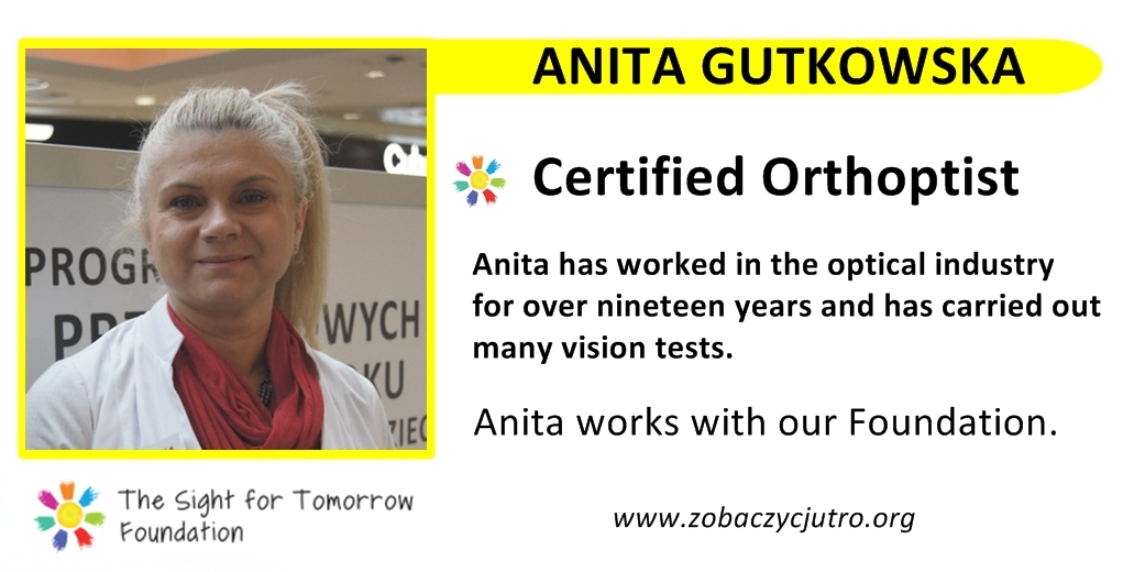 anita-gutkowska-certified-orthoptist-vision-tests-the-sight-for-tomorrow-foundation-team