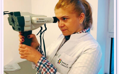 W naszym gabinecie mamy możliwość przebadania wzroku niemowląt